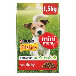 Alimento seco para perro Mini adulto men&uacute; con buey FRISKIES 1,5kg