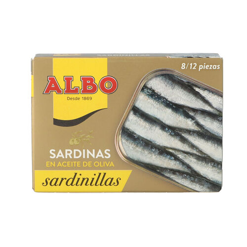 Sardinilla en aceite de oliva ALBO 105g image number