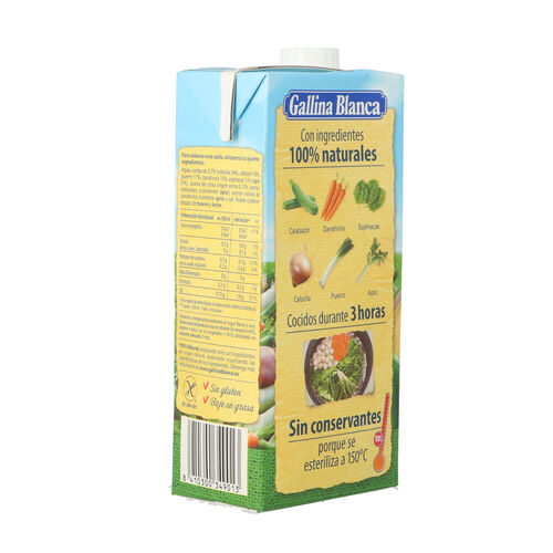 CALDO DE VERDURAS GALLINA BLANCA 1L image number