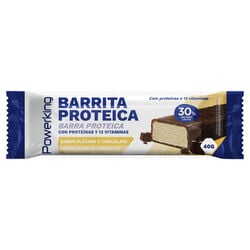 Barrita proteica platano POWERKING 40g