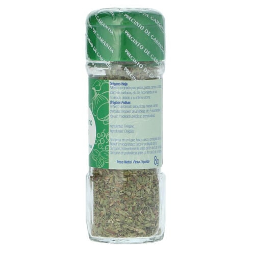 OREGANO SECO ALTEZA HOJA TARRO 8g image number