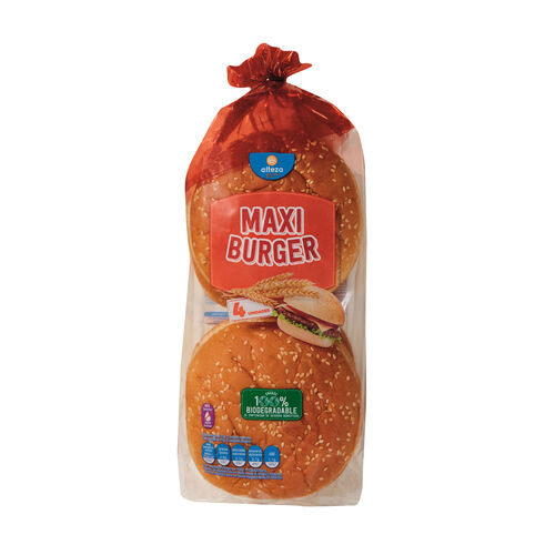 Pan maxi burguer ALTEZA 4uds 300g image number