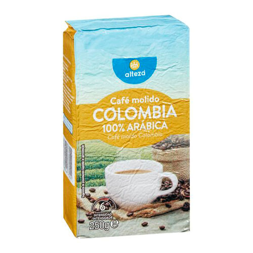 Caf&eacute; molido Colombia 100% Ar&aacute;bica ALTEZA 250g image number