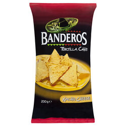 CHIPS BANDEROS QUESO 200g