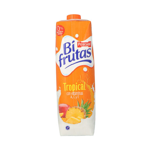 FRUTA + LECHE BIFRUTAS PASCUAL TROPICAL 1L image number