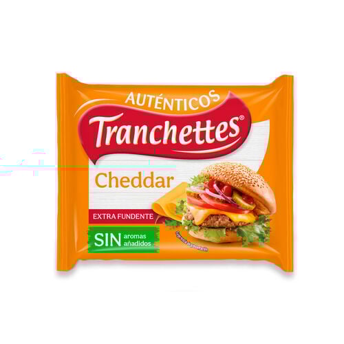 QUESO FUNDIDO TRANCHETES CHEDDAR 16 LONCHAS 150g image number