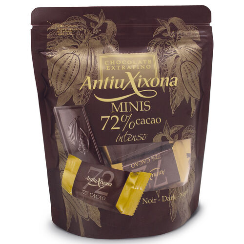 Chocolatina Minis 72% cacao ANTIU XIXONA 175g image number