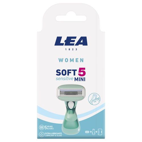 Maquinilla Women Soft 5 Sensitive Mini LEA image number