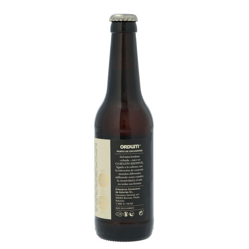 Cerveza ORDUM lager 33cl image number