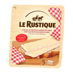 Queso Brie en lonchas LE RUSTIQUE 125g