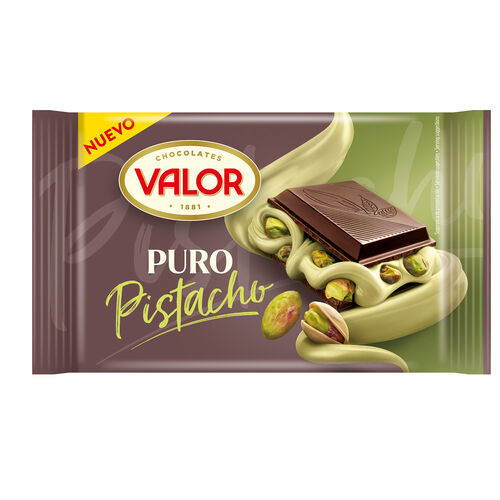 Chocolate relleno Puro Pistacho VALOR 150g image number