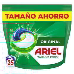 DETERGENTE EN CAPSULAS ORIGINAL TODO EN 1 ARIEL 35 lavados