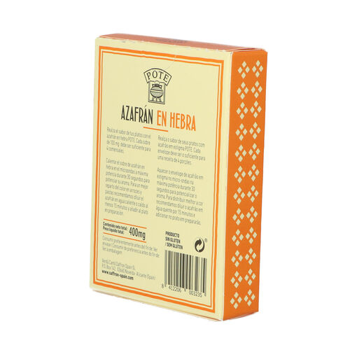Azafr&aacute;n en hebra POTE 4x100mg image number