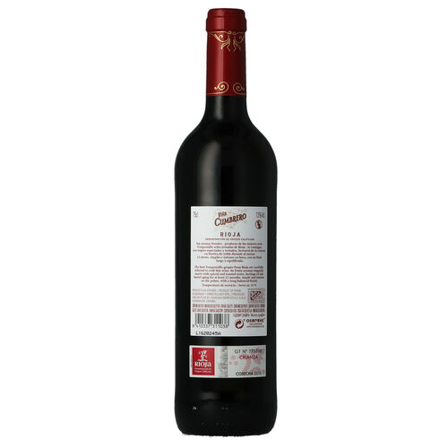 Vino tinto Crianza DOP Rioja VI&Ntilde;A CUMBRERO 75cl image number