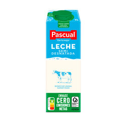 LECHE PASCUAL SEMIDESNATADA 1L
