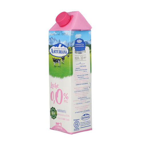 LECHE 0,0% CENTRAL LECHERA ASTURIANA 1L image number