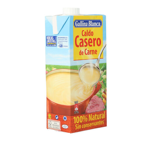 CALDO DE CARNE GALLINA BLANCA 1L image number