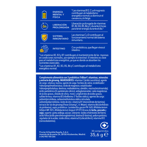 Vitaminas B12, C, D y Magnesio BION3 30uds image number