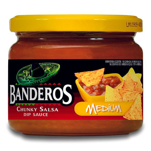 SALSA CHUNKY MEDIUM BANDEROS 300g image number