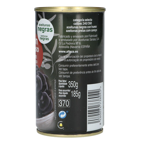 Aceituna negra ALTEZA con hueso 350g image number