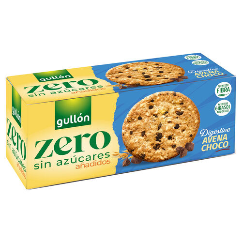 Galletas Digestive avena choco Zero GULL&Oacute;N 255g image number