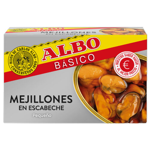 Mejillones en escabeche ALBO 115g image number