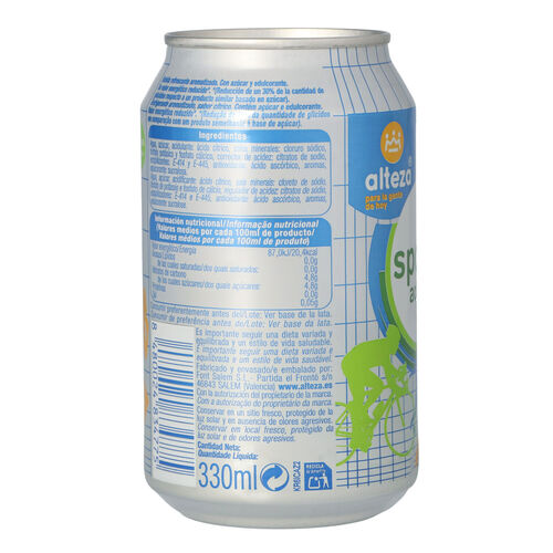 BEBIDA ISOTÓNICA SPORT ACTIVE ALTEZA LIMON LATA 33cl image number
