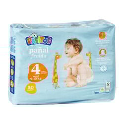 Pañal Talla 4 (9-15kg) PASITOS 50uds