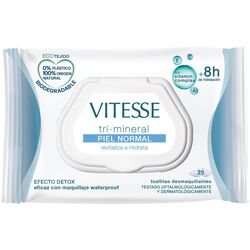TOALLITAS DESMAQUILLANTES  PIEL NORMAL VITESS 25uds