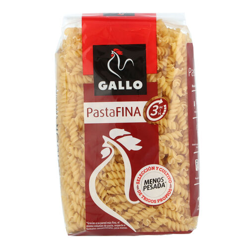 PASTA FINA HELICES GALLO 400g image number