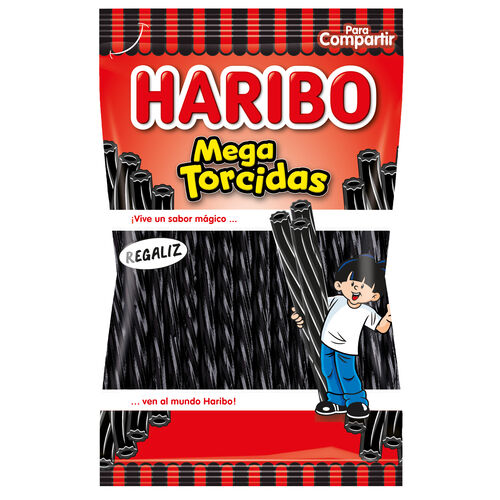 REGALIZ MEGA TORCIDA NEGRO 160g image number