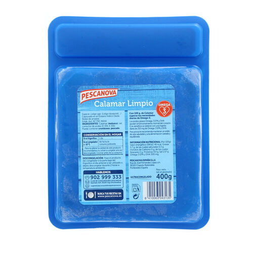Calamar limpio congelado PESCANOVA 400g image number