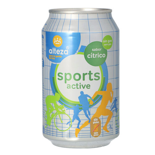 BEBIDA ISOTÓNICA SPORT ACTIVE ALTEZA LIMON LATA 33cl image number