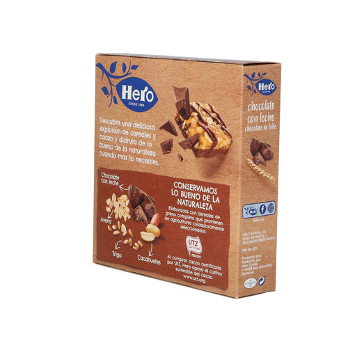 BARRITAS MUESLY CHOCO LECHE CORNY PACK 6x23g image number