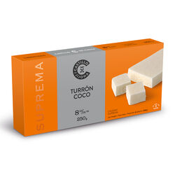 Turron de coco calidad Suprema castillo de jijona 250g