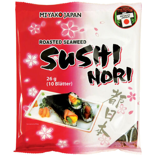 Algas Sushi Nori MIYAKO JAPAN 26g image number