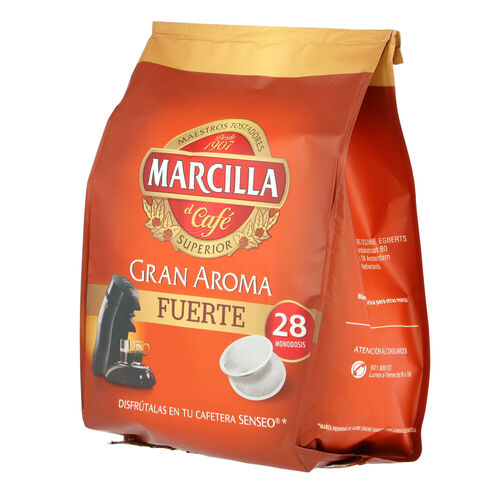 MARCILLA SENSEO FUERTE 28 CAPSULAS image number