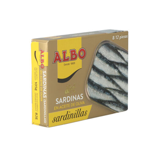 Sardinilla en aceite de oliva ALBO 105g image number