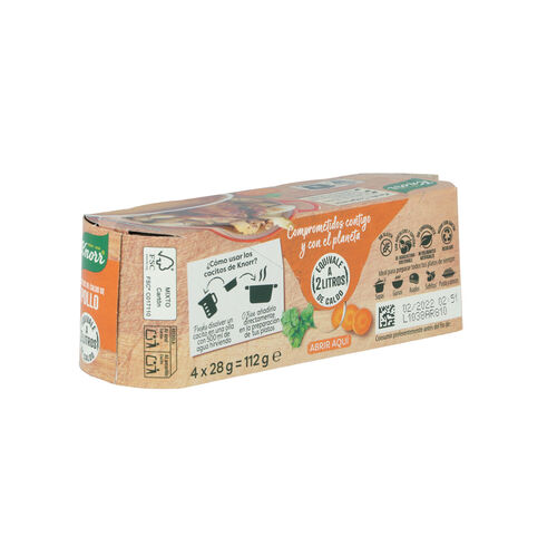 CALDO KNORR CACITO POLLO 4 CACITOS image number