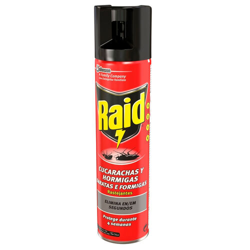 INSECTICIDAD RAID CUCARACHAS Y HORMIGAS SPRAY 400ml image number