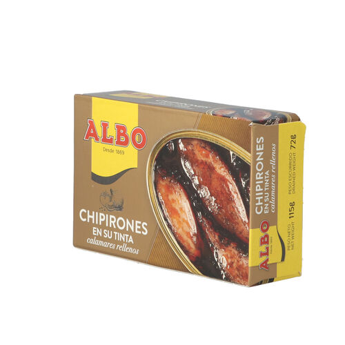 Chipir&oacute;n relleno en su tinta ALBO 112g image number