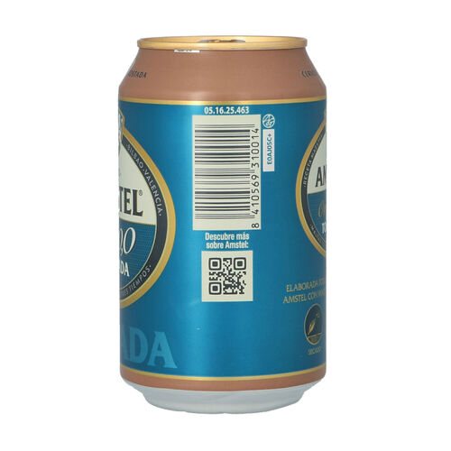 CERVEZA AMSTEL 0 TOSTADA 33cl image number