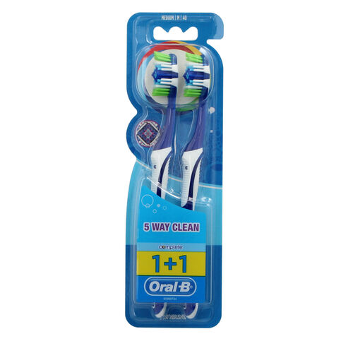Cepillo dental ORAL-B complete 5 way pack 1+1 image number