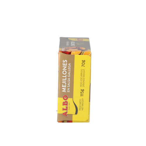 MEJILLON SALSA GALLEGA ALBO 12/16 115g image number