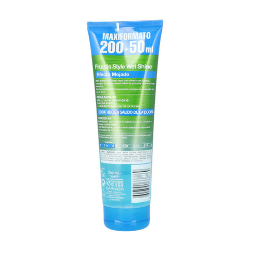 Gel fijador cabello wet shine mojado FRUCTIS 200ml image number