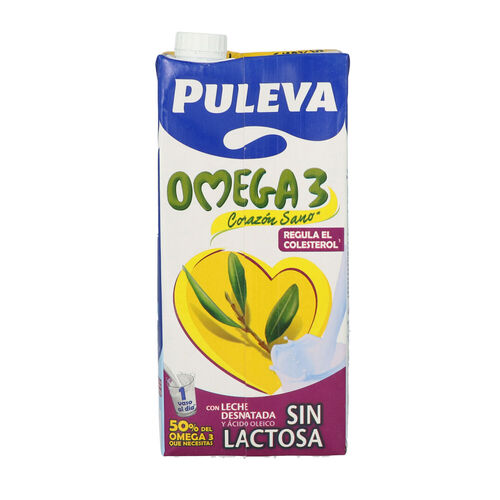 Bebida lactea Omega 3 sin lactosa PULEVA 1L image number