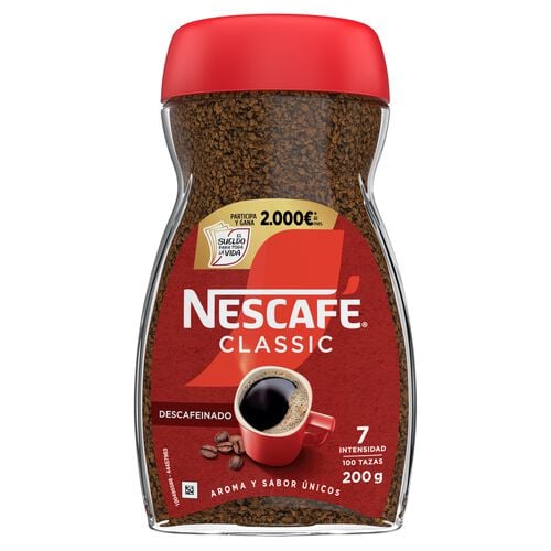Caf&eacute; soluble descafeinado NESCAF&Eacute; 200g image number