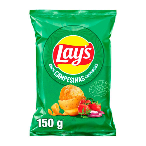 PATATAS FRITAS SABOR CAMPESINAS LAY'S 150g image number
