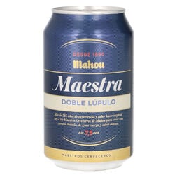 Cerveza MAHOU Maestra lata 33cl