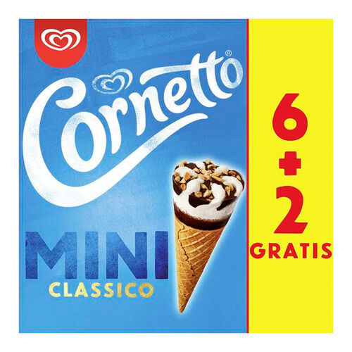 HELADO CORNETO MINI CLASSICO PACK 6+2 GRATIS image number
